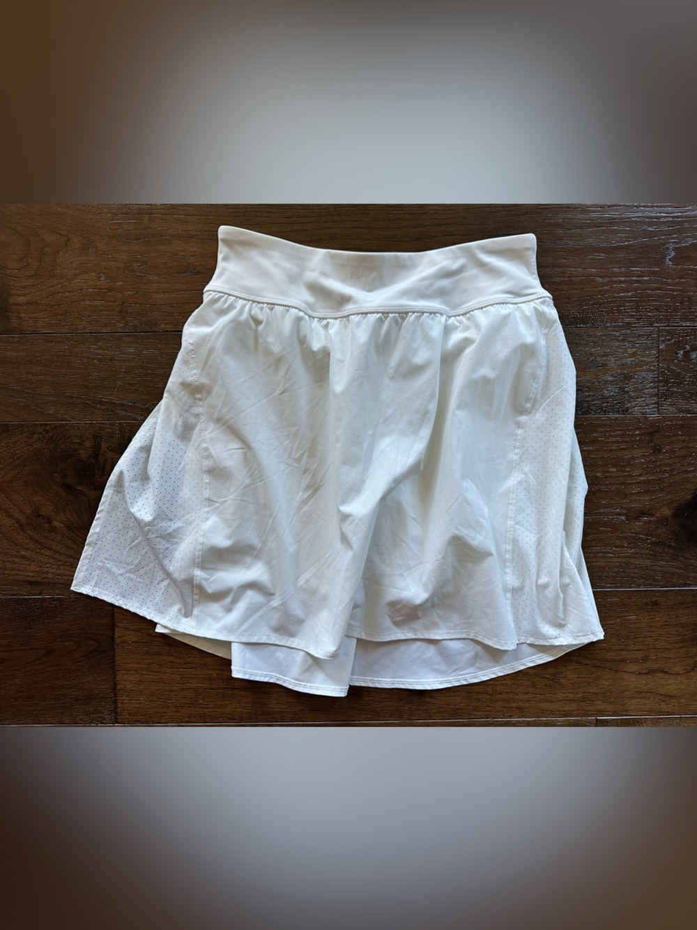 Spanx Women’s White Get Moving White Lined Skort- size Large